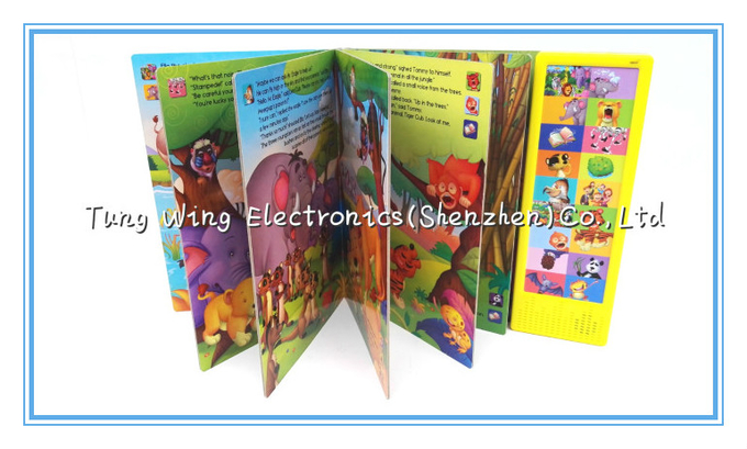 Ενότητα 18 κουμπιών για τα υγιή βιβλία μωρών με την προσαρμοσμένη μουσική για εσωτερικά εκπαιδευτικά 3